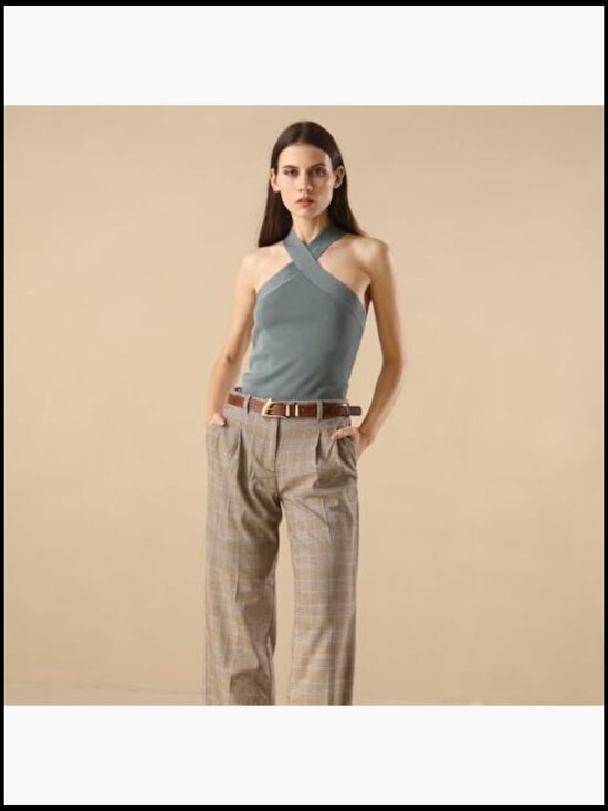 Women\'s Fashion Belt with Gold Buckle for Jeans and Pants